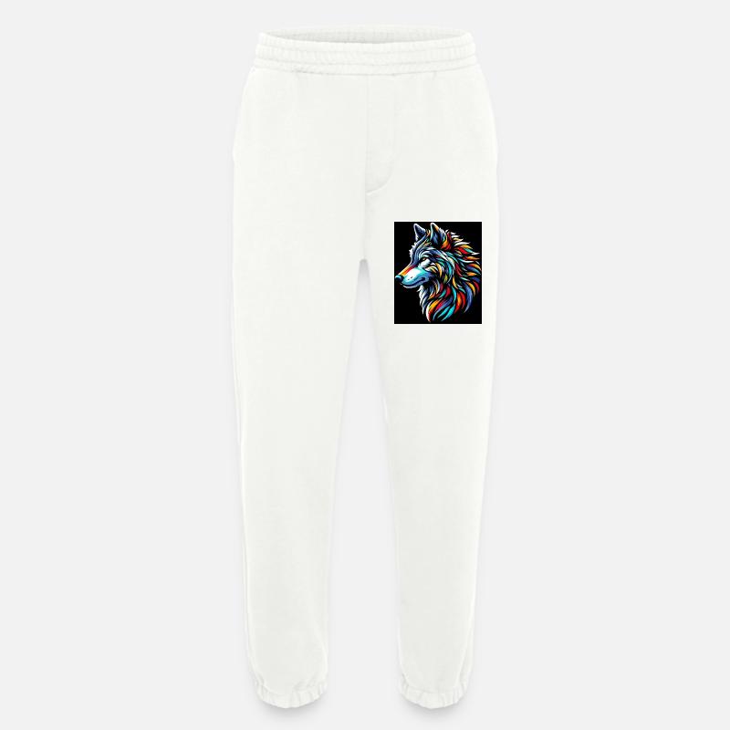 Wolf - Heavyweight Jogging Pants - made by SPREAD - OFF WHITE