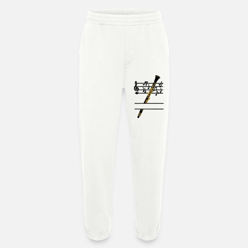 Klarinette Blasmusik Töne - Heavyweight Jogginghose - made by SPREAD  - OFF WHITE