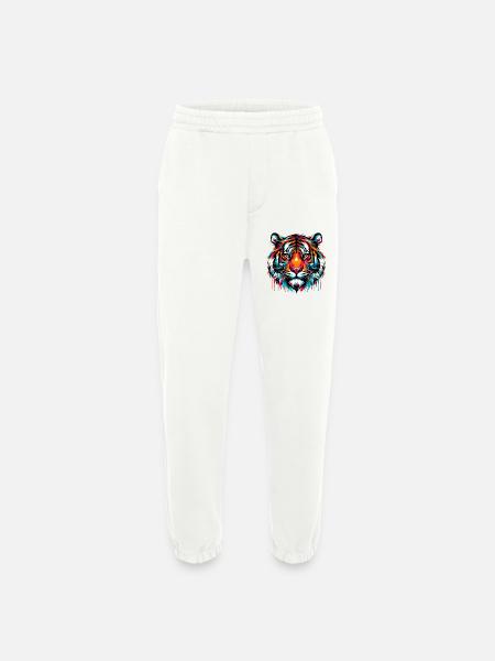 Tiger - Heavyweight Jogging Pants - made by SPREAD  - OFF WHITE