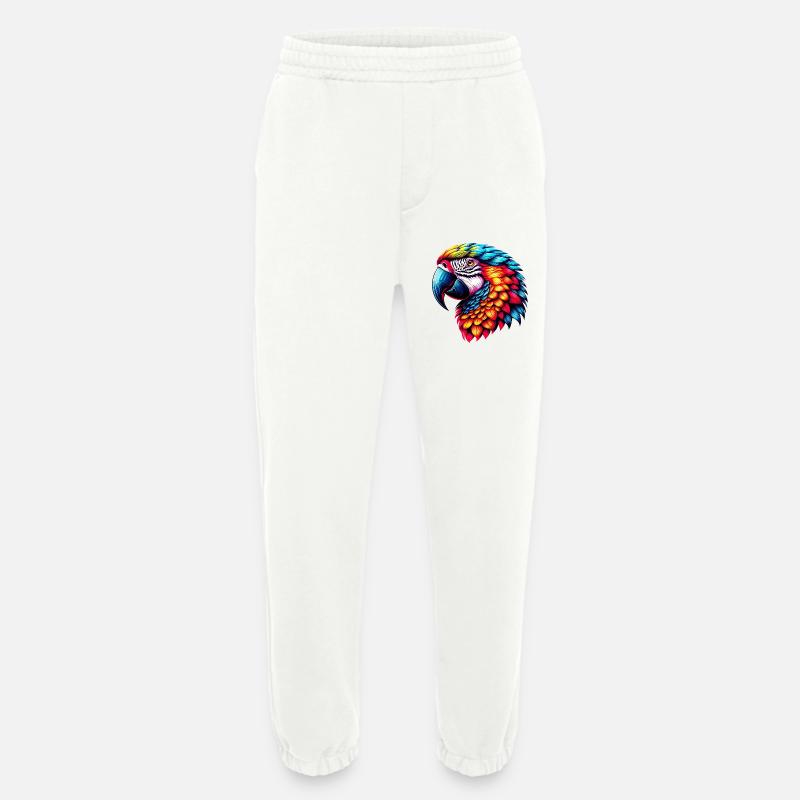 Parrot - Heavyweight Jogging Pants - made by SPREAD  - OFF WHITE