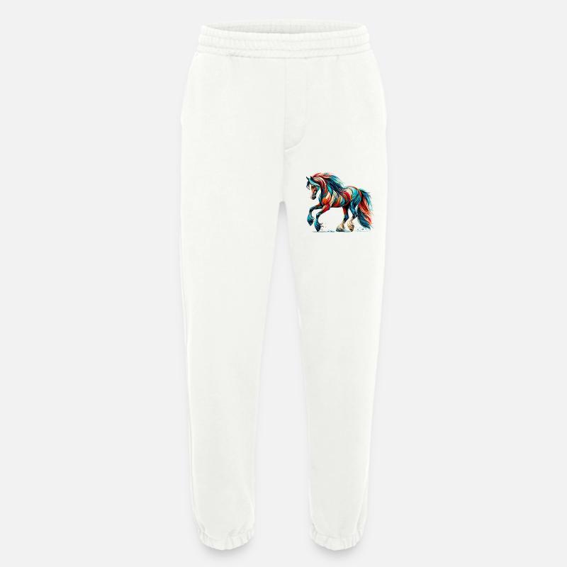 Pferd - Heavyweight Jogginghose - made by SPREAD - OFF WHITE