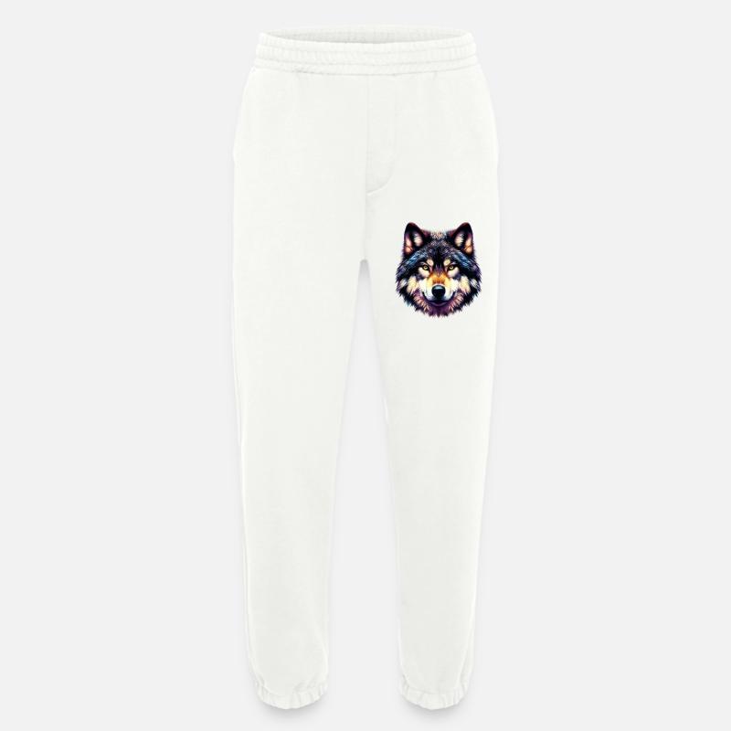 Wolf - Heavyweight Jogging Pants - made by SPREAD - OFF WHITE