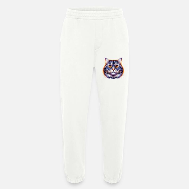 Katze - Heavyweight Jogginghose - made by SPREAD  - OFF WHITE