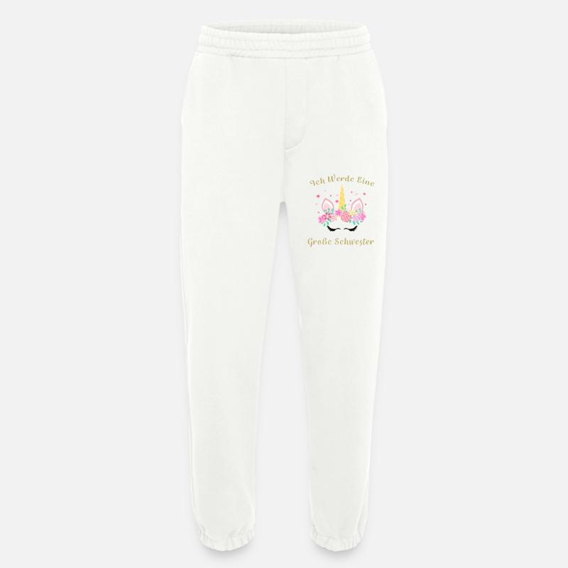 Ich werde Große Schwester - Heavyweight Jogginghose - made by SPREAD  - OFF WHITE