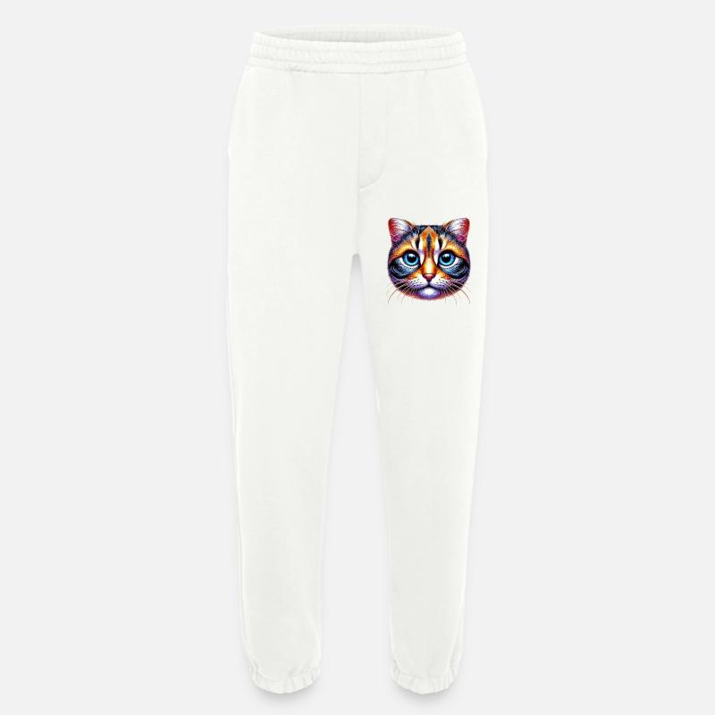 Katze - Heavyweight Jogginghose - made by SPREAD  - OFF WHITE
