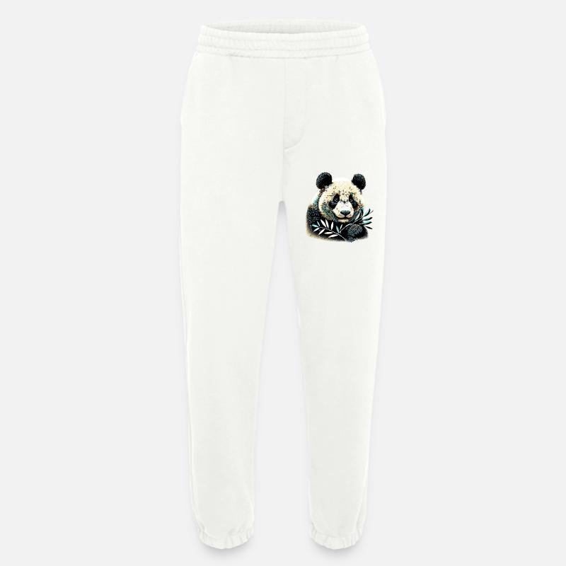 Panda - Heavyweight Jogginghose - made by SPREAD  - OFF WHITE