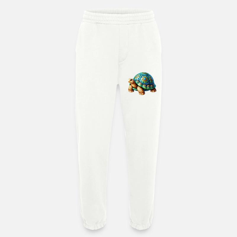 Turtle - Heavyweight Jogging Pants - made by SPREAD  - OFF WHITE