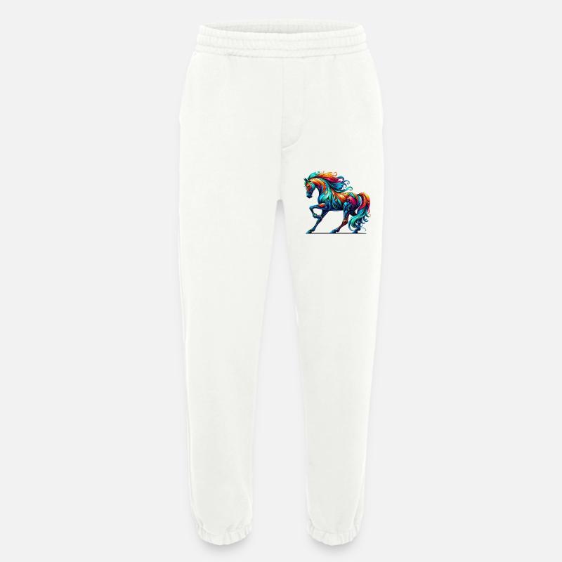 Pferd - Heavyweight Jogginghose - made by SPREAD  - OFF WHITE