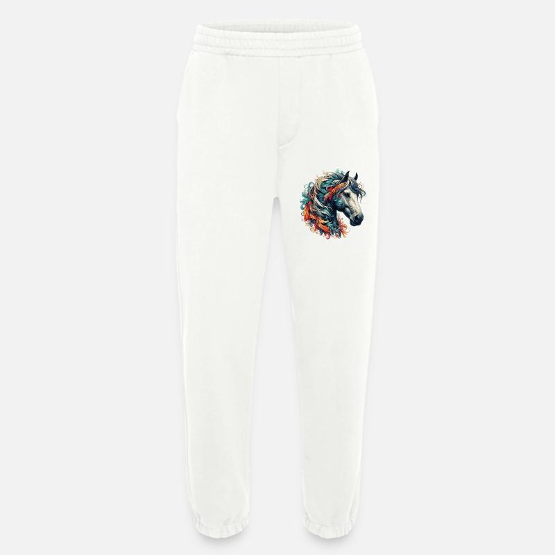 Pferd - Heavyweight Jogginghose - made by SPREAD  - OFF WHITE