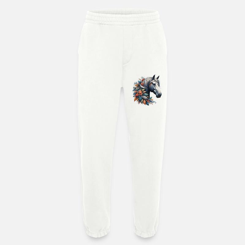 Pferd - Heavyweight Jogginghose - made by SPREAD  - OFF WHITE