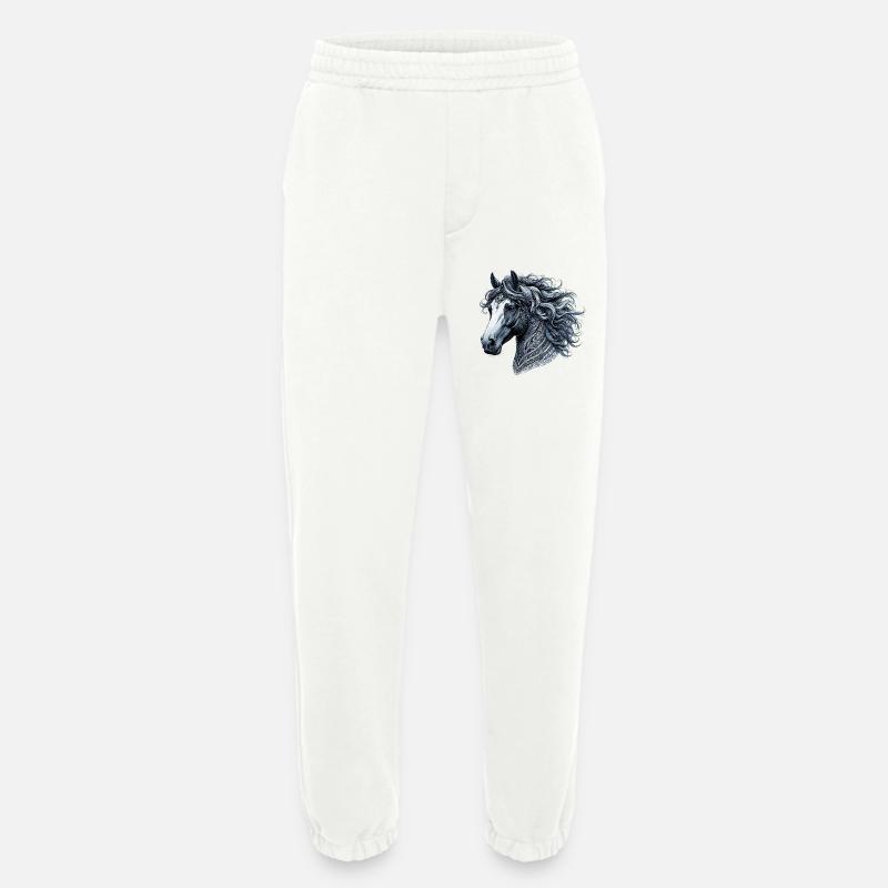 Pferd - Heavyweight Jogginghose - made by SPREAD - OFF WHITE