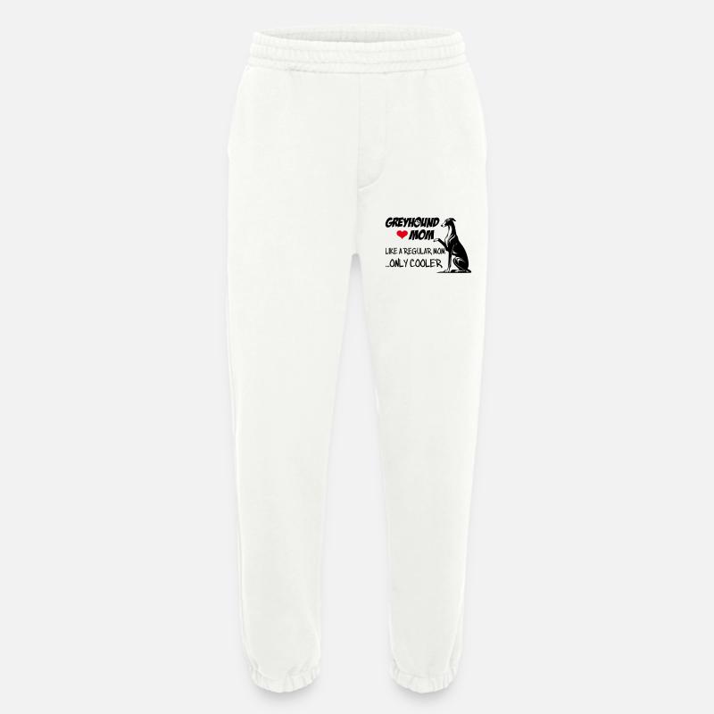 Greyhound Mom - Heavyweight Jogginghose - made by SPREAD  - OFF WHITE