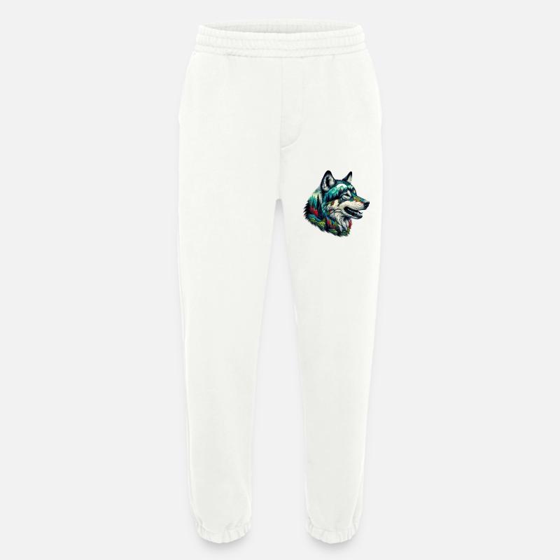 Wolf - Heavyweight Jogginghose - made by SPREAD  - OFF WHITE