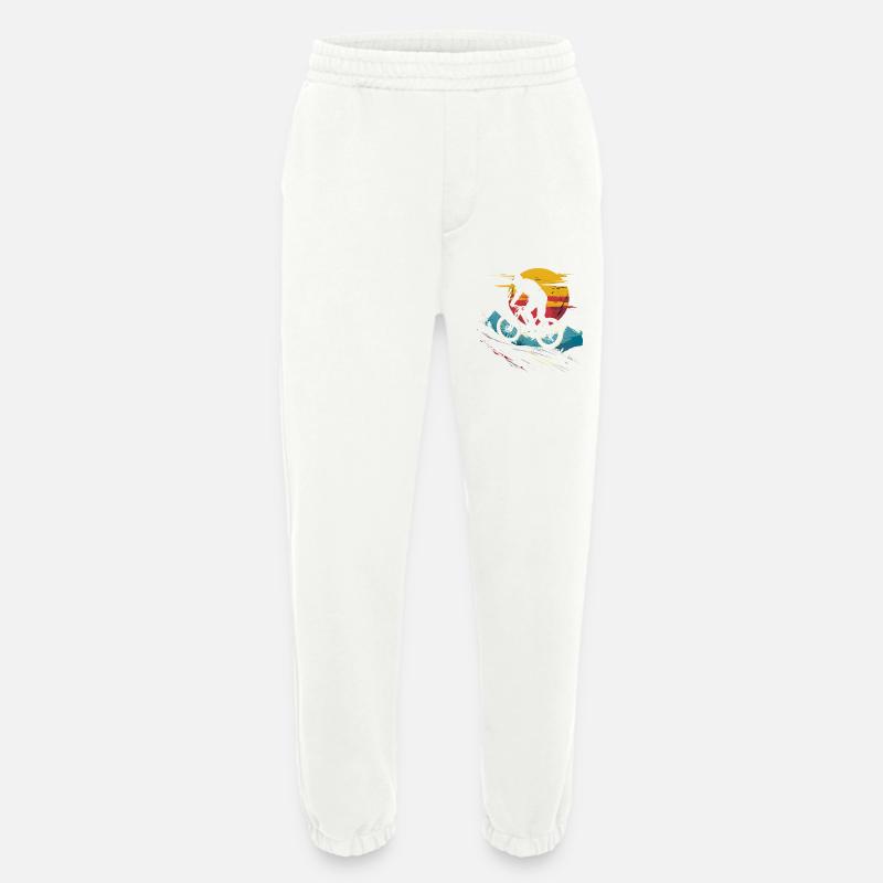 Mountainbiking Porträt - Heavyweight Jogginghose - made by SPREAD  - OFF WHITE