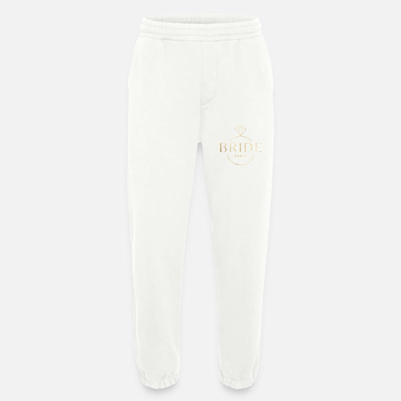 Bride Babes! Diamant-Ring personalisierbar - Heavyweight Jogginghose - made by SPREAD  - OFF WHITE
