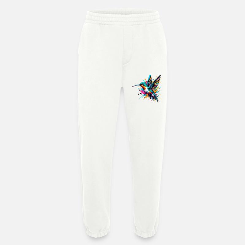 Hummingbird - Heavyweight Jogging Pants - made by SPREAD  - OFF WHITE