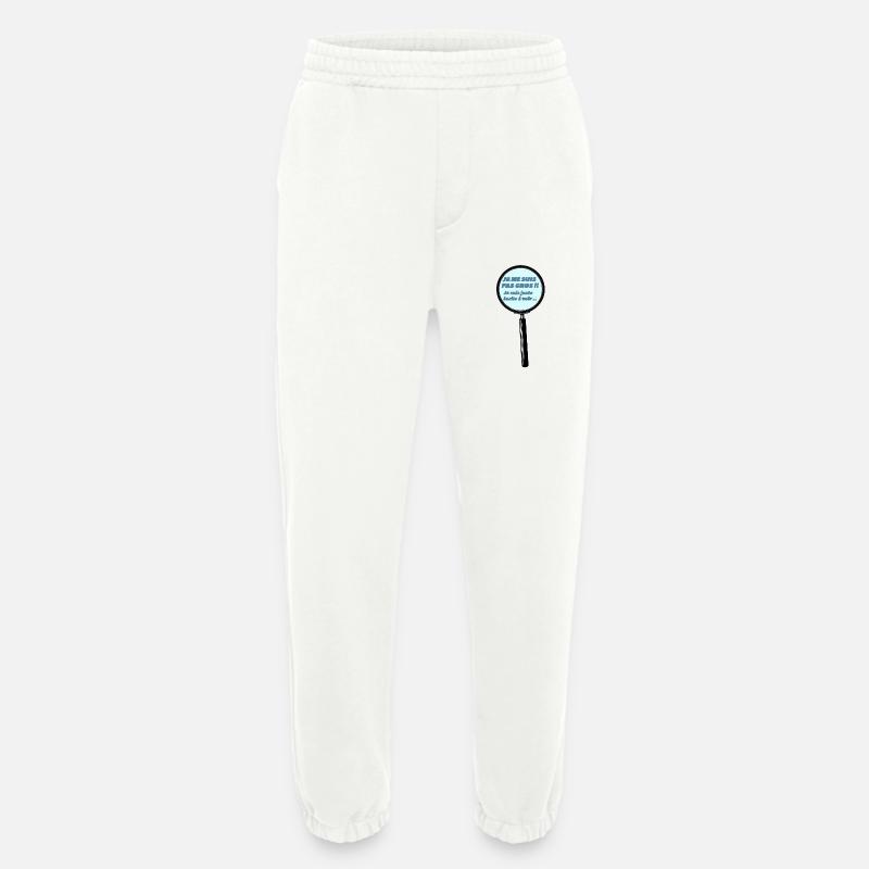 Ich bin nicht dick - Heavyweight Jogginghose - made by SPREAD  - OFF WHITE