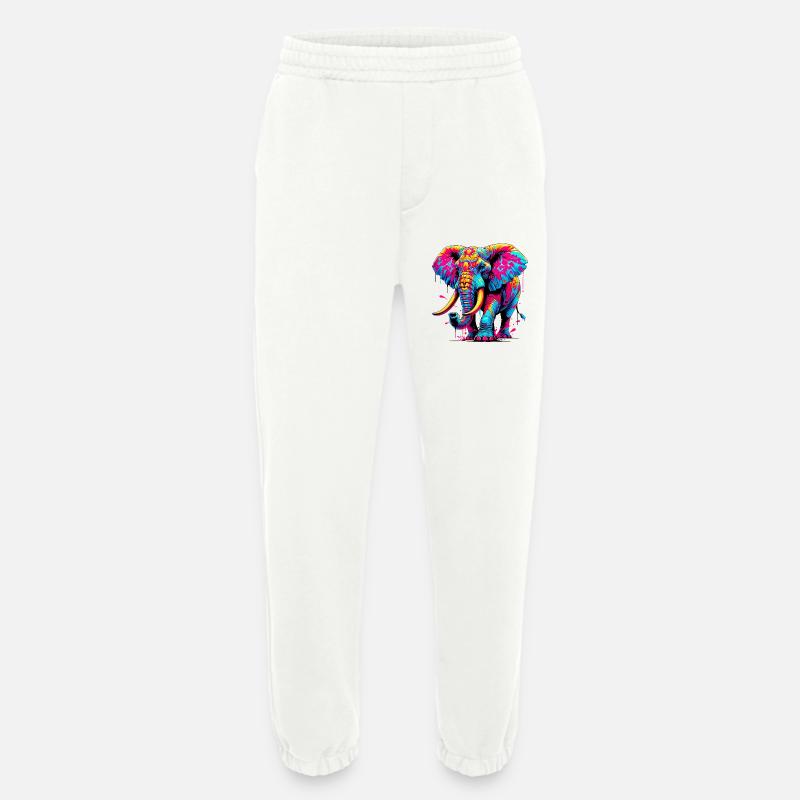 Elefant - Heavyweight Jogginghose - made by SPREAD  - OFF WHITE