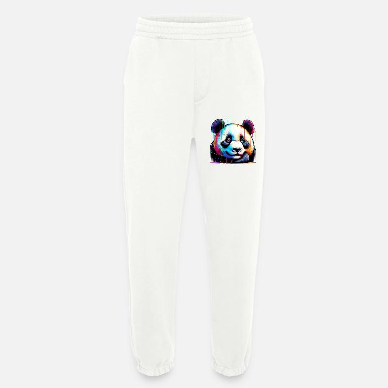Panda - Heavyweight Jogging Pants - made by SPREAD  - OFF WHITE