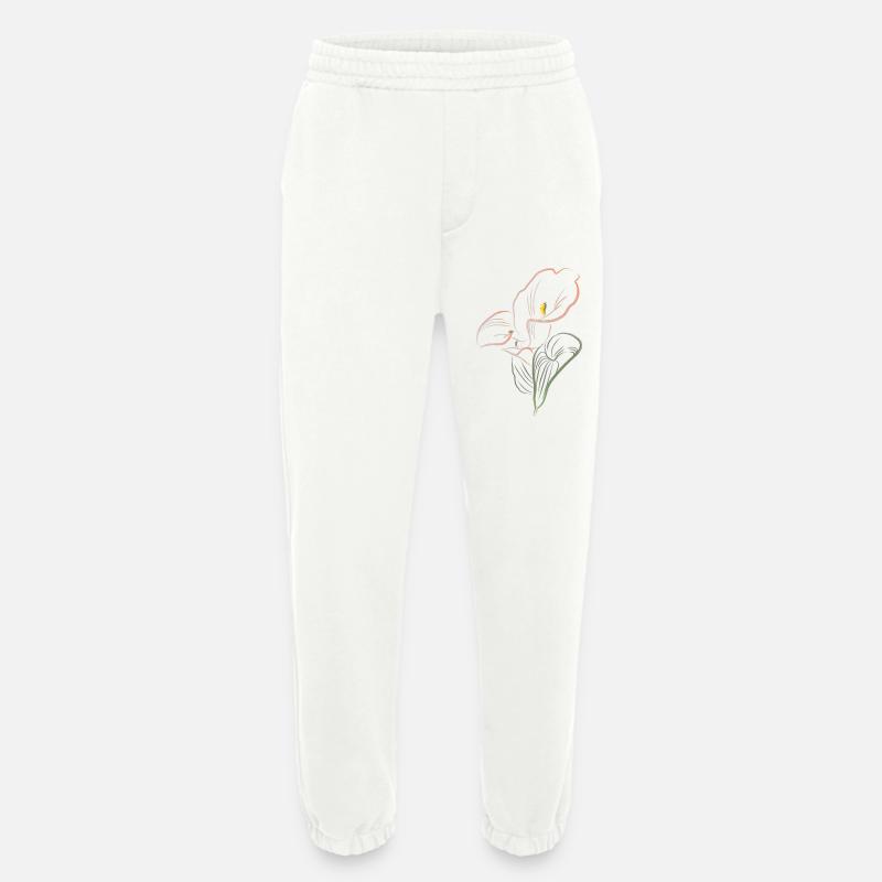 CALLA mix AutmnOrange2 - Heavyweight Jogginghose - made by SPREAD  - OFF WHITE