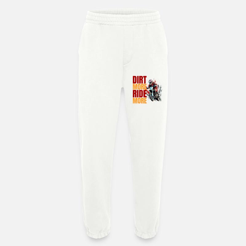 Dirt More - Ride More - Heavyweight Jogginghose - made by SPREAD - OFF WHITE