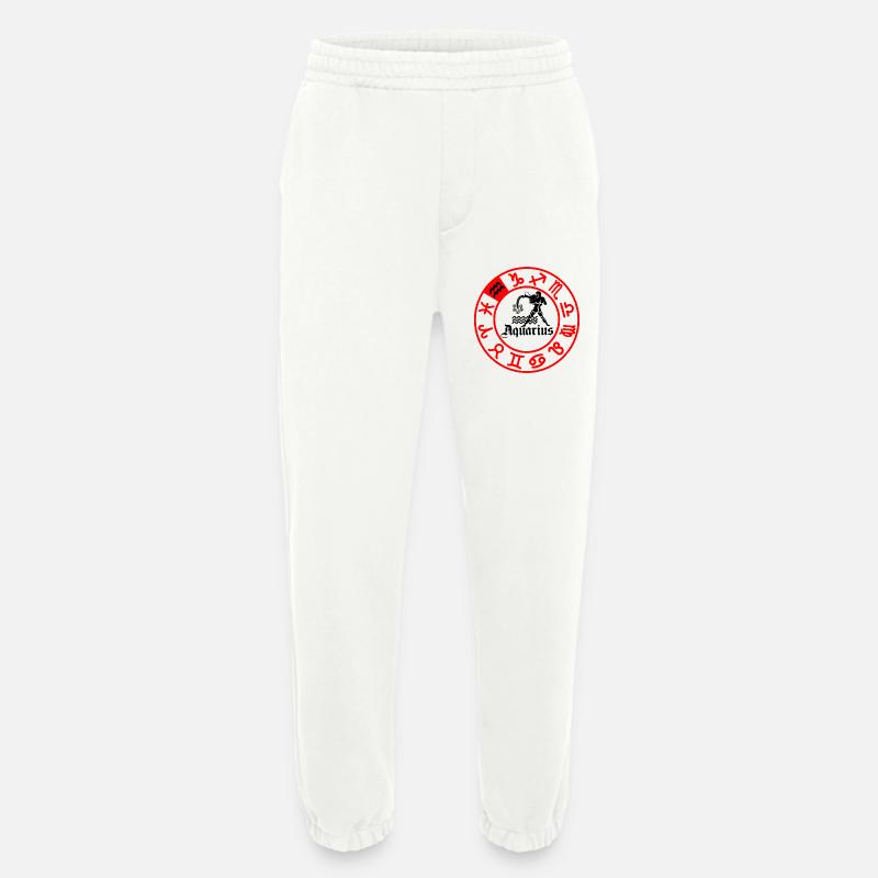 Zwölf Sternzeichen Wassermann Wassermann - Heavyweight Jogginghose - made by SPREAD  - OFF WHITE