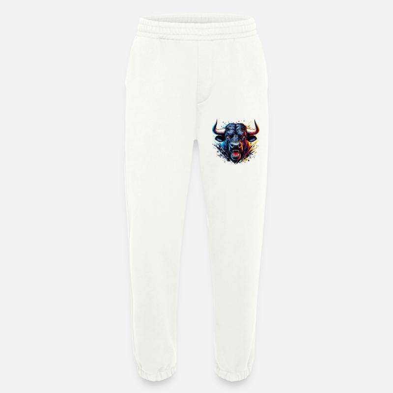 Stier - Heavyweight Jogginghose - made by SPREAD  - OFF WHITE