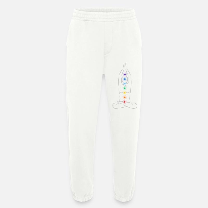Die 7 Chakren - Heavyweight Jogginghose - made by SPREAD  - OFF WHITE