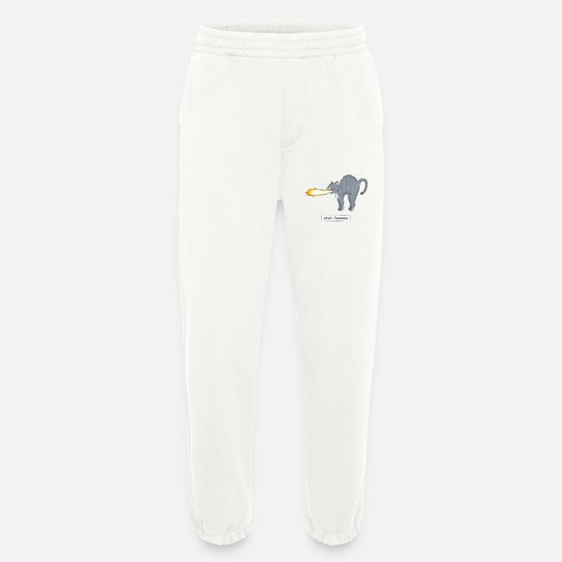 Lume-Katze - Heavyweight Jogginghose - made by SPREAD  - OFF WHITE
