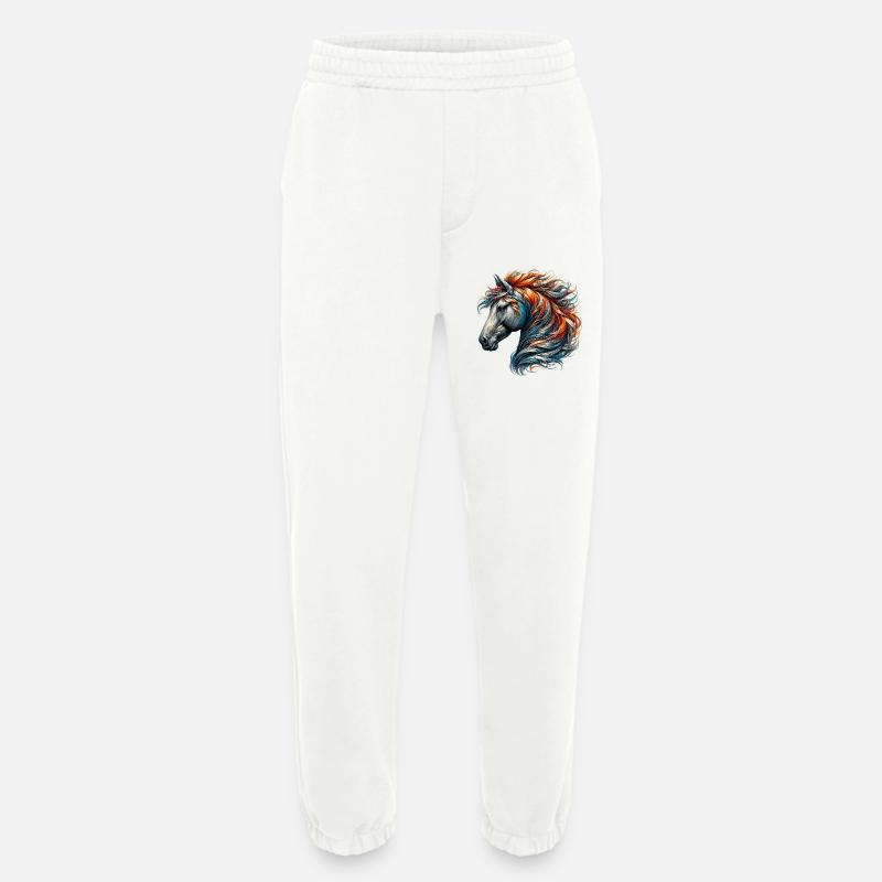 Pferd - Heavyweight Jogginghose - made by SPREAD  - OFF WHITE