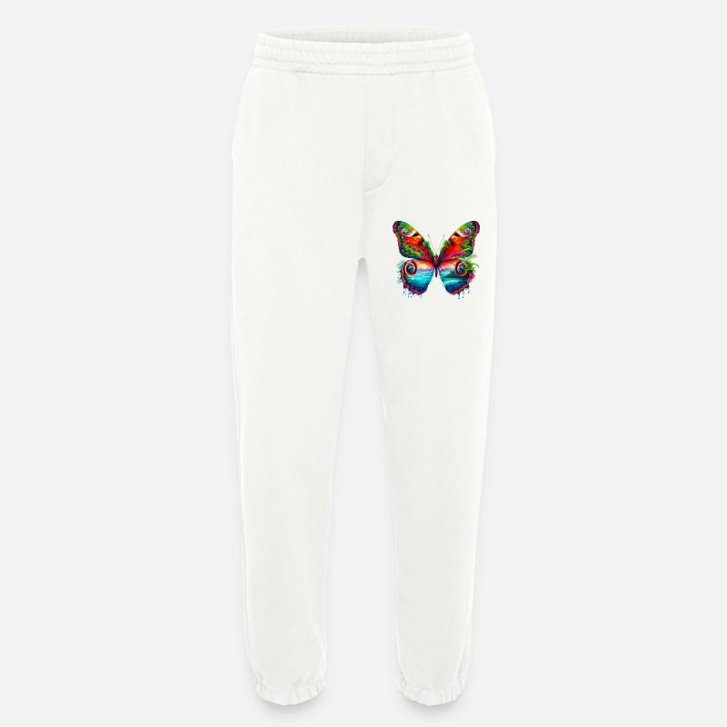 Schmetterling - Heavyweight Jogginghose - made by SPREAD  - OFF WHITE
