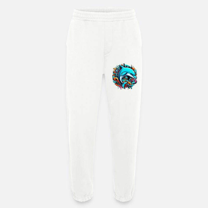 Dolphin - Heavyweight Jogging Pants - made by SPREAD - OFF WHITE