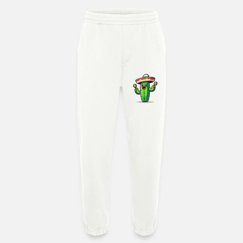 Fiesta-Kaktus: Der Saguaro-Shaker - Heavyweight Jogginghose - made by SPREAD  - OFF WHITE