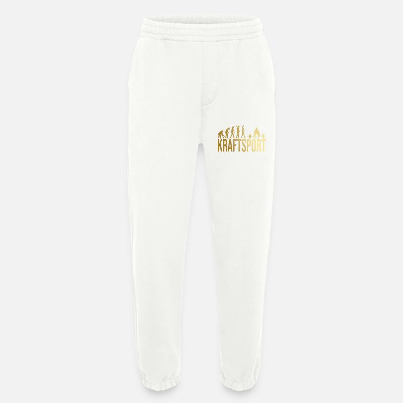 Evolution Kraftsport - Heavyweight Jogginghose - made by SPREAD  - OFF WHITE