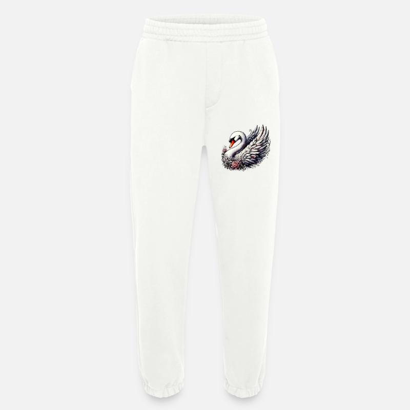 Schwan - Heavyweight Jogginghose - made by SPREAD  - OFF WHITE
