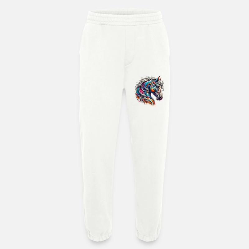 Pferd - Heavyweight Jogginghose - made by SPREAD  - OFF WHITE