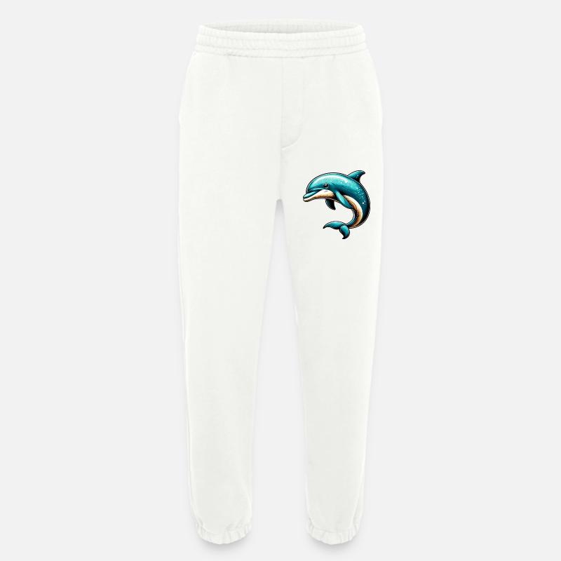 Dolphin - Heavyweight Jogging Pants - made by SPREAD  - OFF WHITE