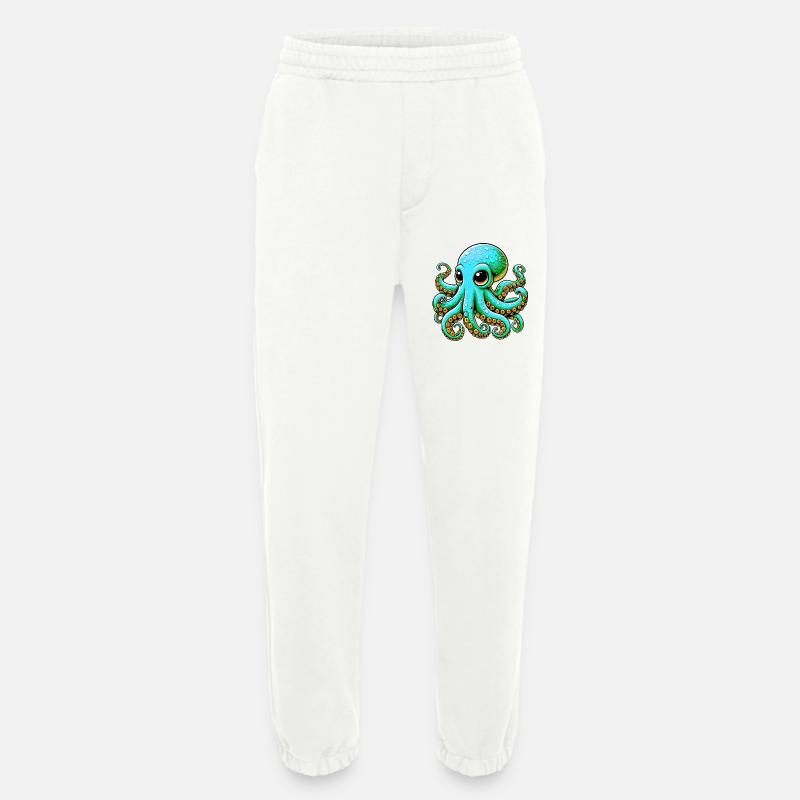 Krake - Heavyweight Jogginghose - made by SPREAD - OFF WHITE