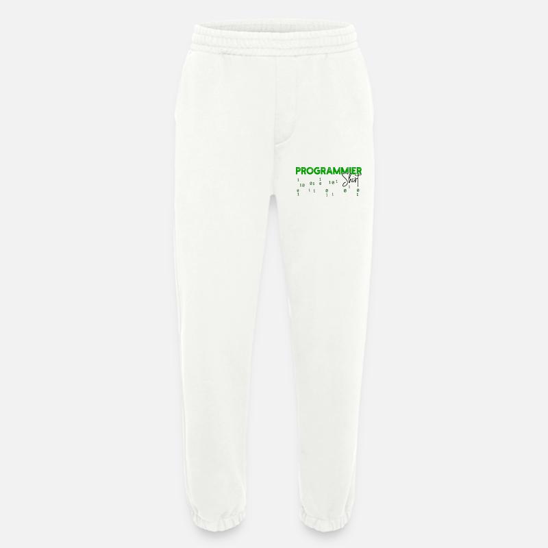 Programmierer Developer Code Statement Skripting - Heavyweight Jogginghose - made by SPREAD  - OFF WHITE