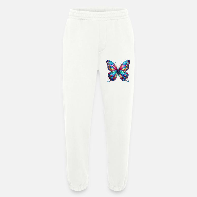 Schmetterling - Heavyweight Jogginghose - made by SPREAD  - OFF WHITE
