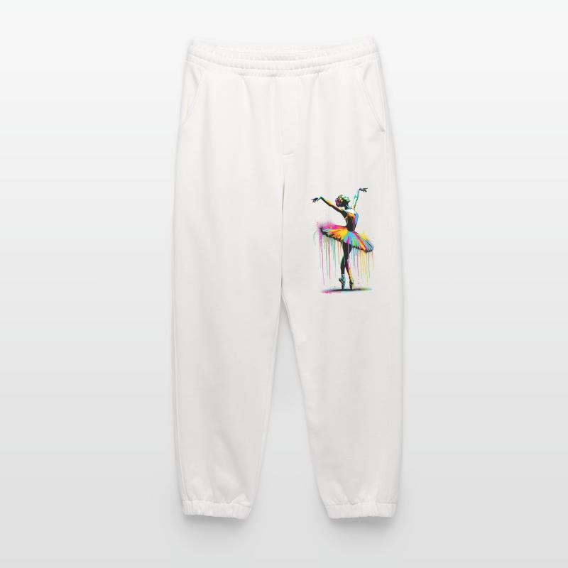 Danseuse de ballet avec tutu Pantalon de jogging bio épais fabriqué en UE