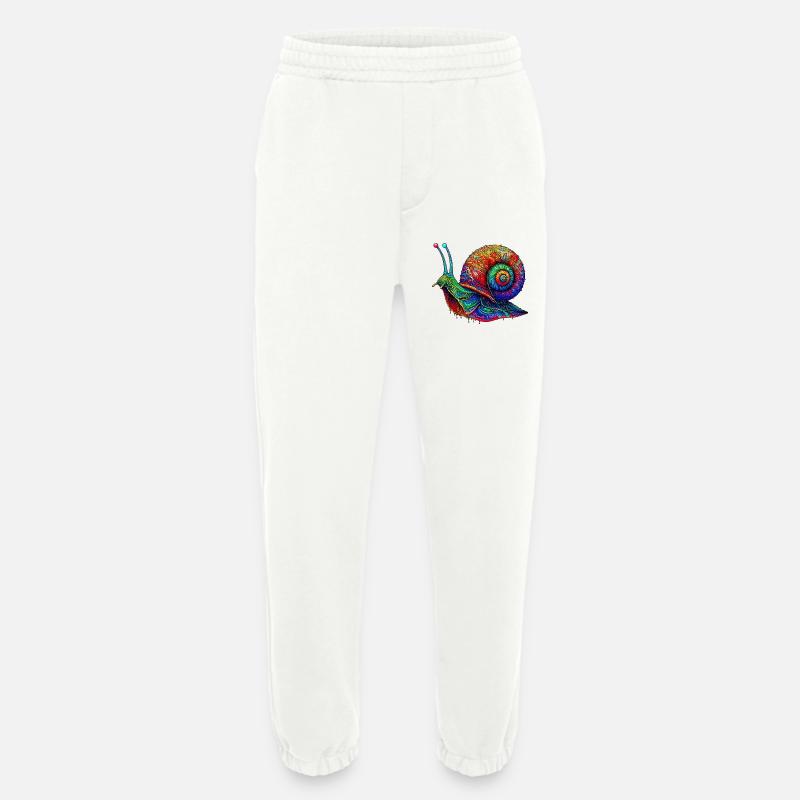 Snail - Heavyweight Jogging Pants - made by SPREAD  - OFF WHITE