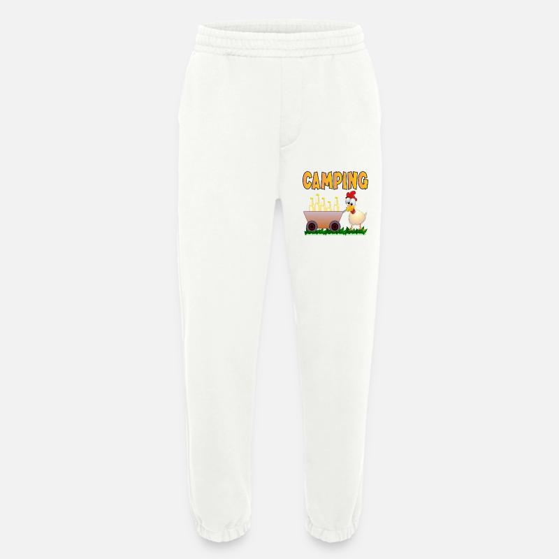 CAMPING GETRÄNKE - Heavyweight Jogginghose - made by SPREAD  - OFF WHITE