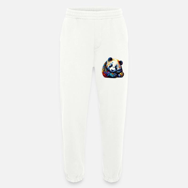 Panda - Heavyweight Jogginghose - made by SPREAD  - OFF WHITE