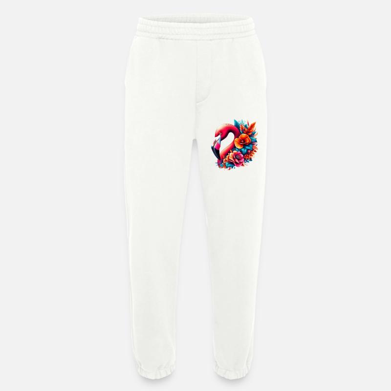 Flamingo - Heavyweight Jogginghose - made by SPREAD  - OFF WHITE