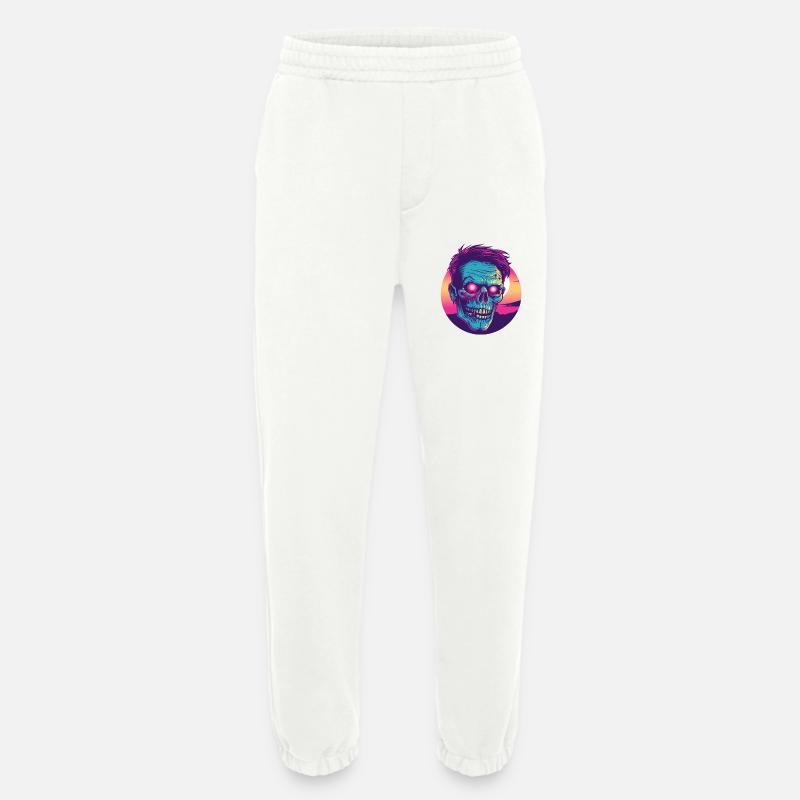 Zombie synthwave 2 - Heavyweight Jogging Pants - made by SPREAD  - OFF WHITE