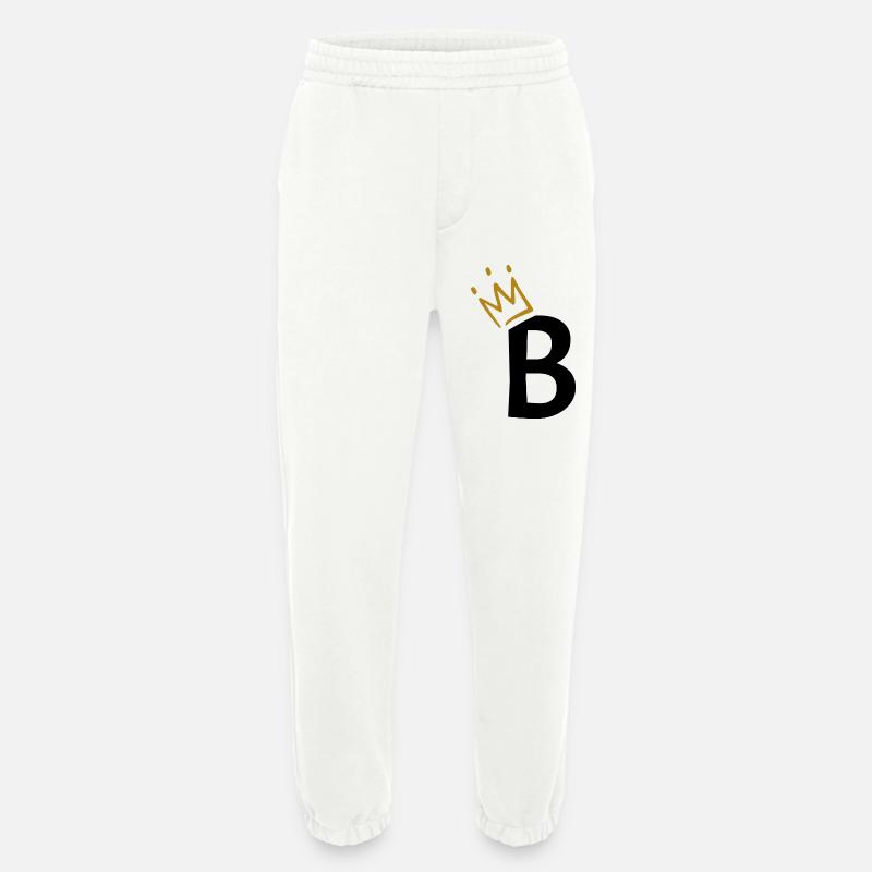 Buchstabe B - Anfangsbuchstabe B - Heavyweight Jogginghose - made by SPREAD  - OFF WHITE