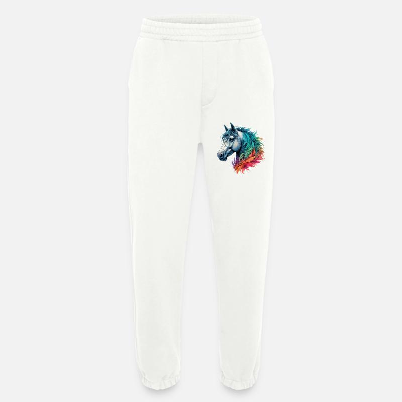 Pferd - Heavyweight Jogginghose - made by SPREAD  - OFF WHITE