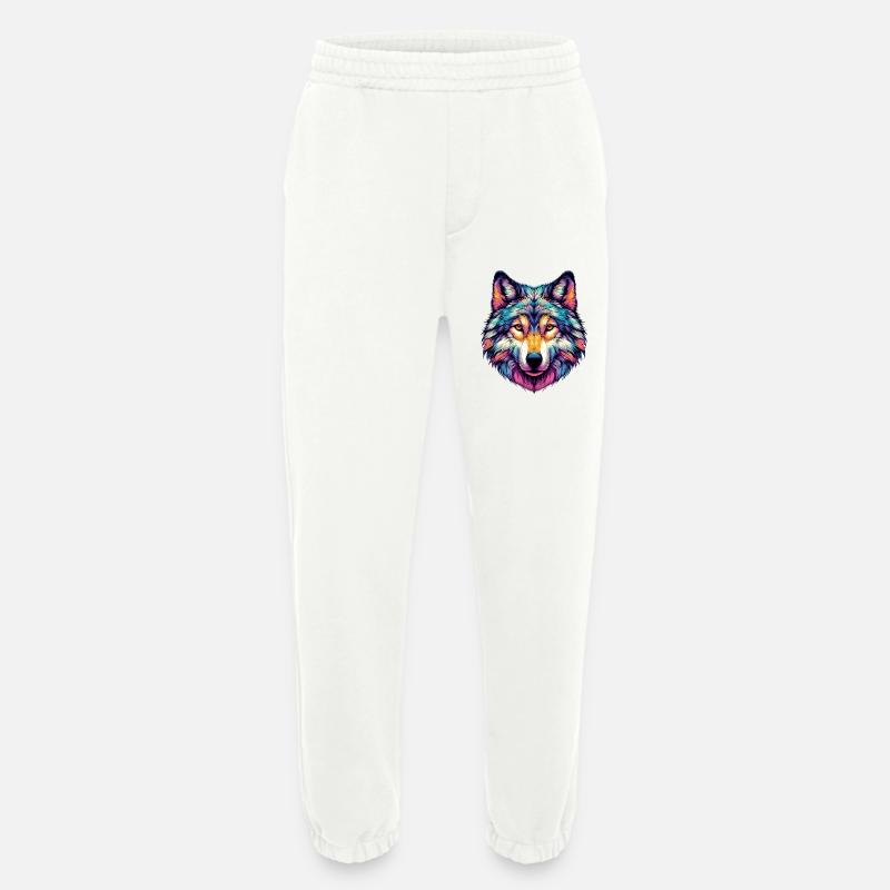 Wolf - Heavyweight Jogging Pants - made by SPREAD  - OFF WHITE