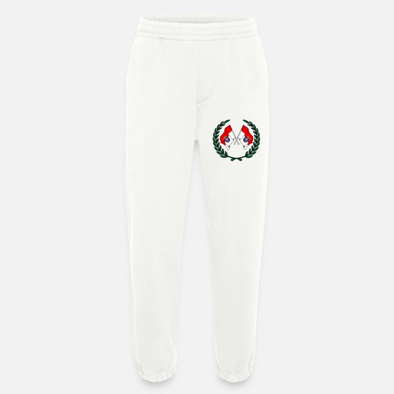 Fahnen Hessen Lorbeerkranz - Heavyweight Jogginghose - made by SPREAD  - OFF WHITE